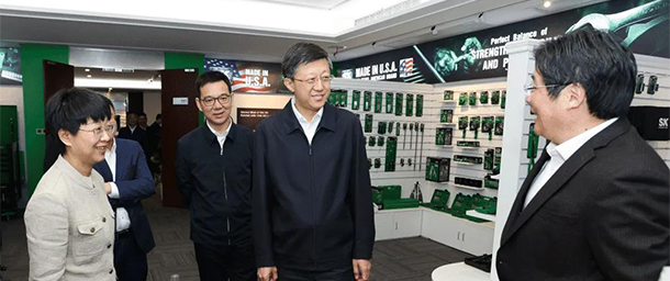 浙江省委常委、杭州市委书记刘非一行莅临好体育app下载科技调研